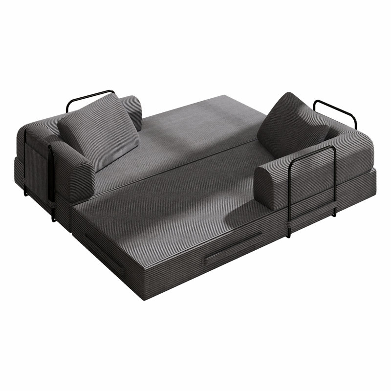 Canapé-lit convertible pour la maison, Dark Grey Corduroy
