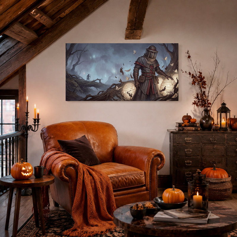 Impression sur toile, fantaisie, L 46 po x H 24 po