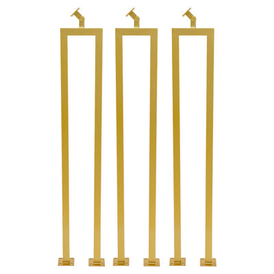 3 Pack Shape 36.02" Stair Balusters With Adjustable Top Bracket