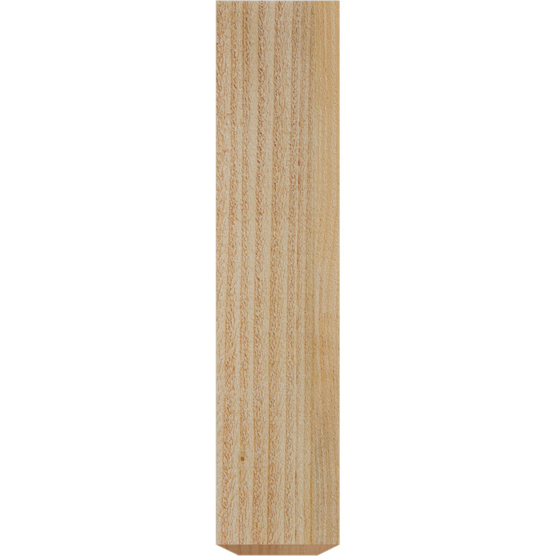 Support de fer simple de 2 po d'épaisseur Tristan, 4"W x 2"T Douglas Fir (Rough Sawn), H 19 po x P 16 po