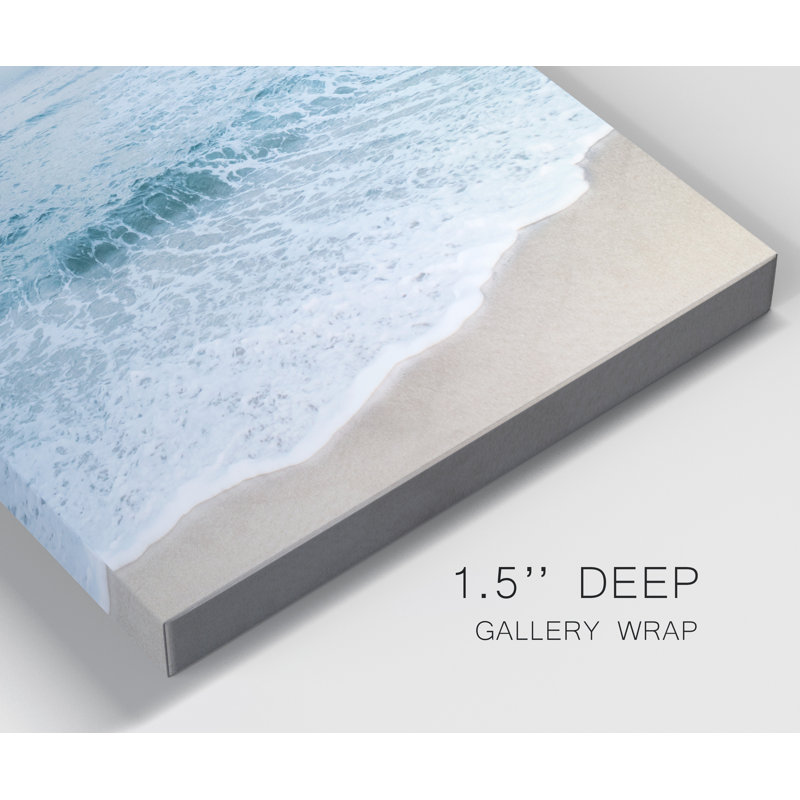 Tranquil Ocean I - Reproduction de photo sur toile tendue, H 18 po x l 12 po x P 1 po