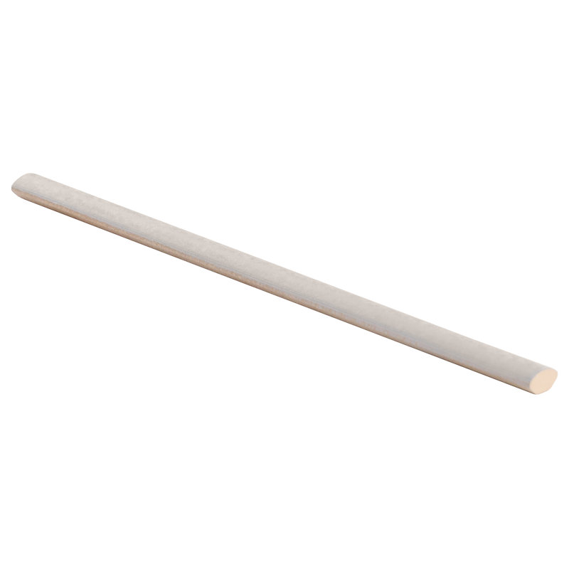 Carreau de céramique Bullnose L 10,27 "x l. 59" Barlow, Gris argenté