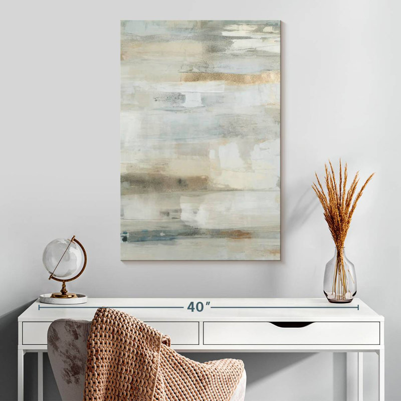 Avery Neutral Horizontal Abstract I, 30" H x 20" W