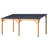 Patio Wood Lean To Hardtop Pergolas-123946810