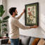 Three Blooms Study Botanical - Framed Print-2022793233-2022793235