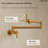 Wall Mount Pot Filler Faucet with Retractable Arm, 2-Handle  Kitchen Faucet for Stove Use-109768113