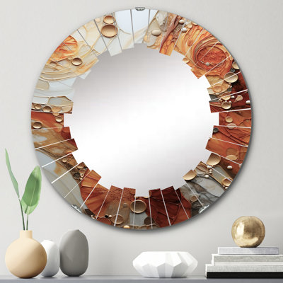 Strathmist - Miroir mural moderne rond