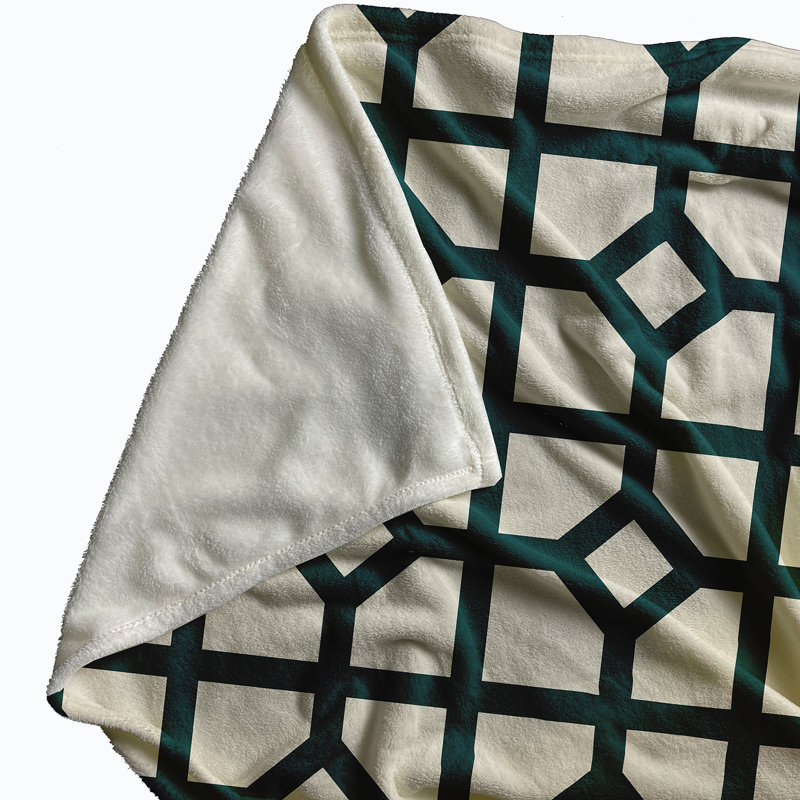 Renata Plain Weave / Muslin Throw Blanket, Teal