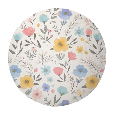 Tapis tressé Blooming Winds