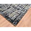 9'x12'4" Jet Black Organic Wool Hand Knotted Abstract Design Rug 4F247CADBD6A46FCA74E6C2435845E78