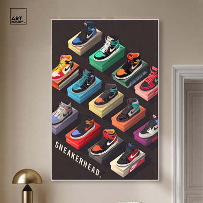 Sneaker Collection Dreams Canvas Sneakerhead Posters by Art Remedy