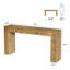 Table d'appoint en bois, table de couloir au design minimaliste, console