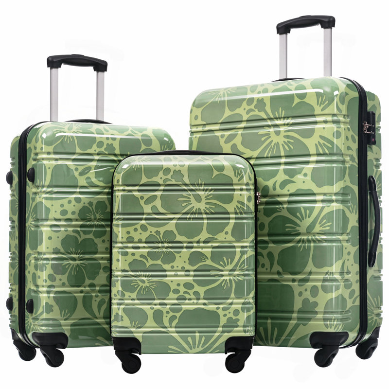 Valise à roulettes Hardshell 3 pièces avec valise TSA