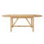 7-Piece Farmhouse Extendable Dining Table Set for 6, 48"-84" Oval Drop Leaf Table with 6 Upholstered Chairs