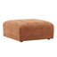 Magda Hardwood Upholstered Ottoman, Terracotta-541543161