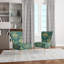 Chaise d'appoint en velours de 21 po de largeur Thesha