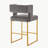 Alyncia Upholstered Counter Stool with Metal Frame-1543647480