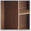 Armoire d'appoint en bois, base en métal