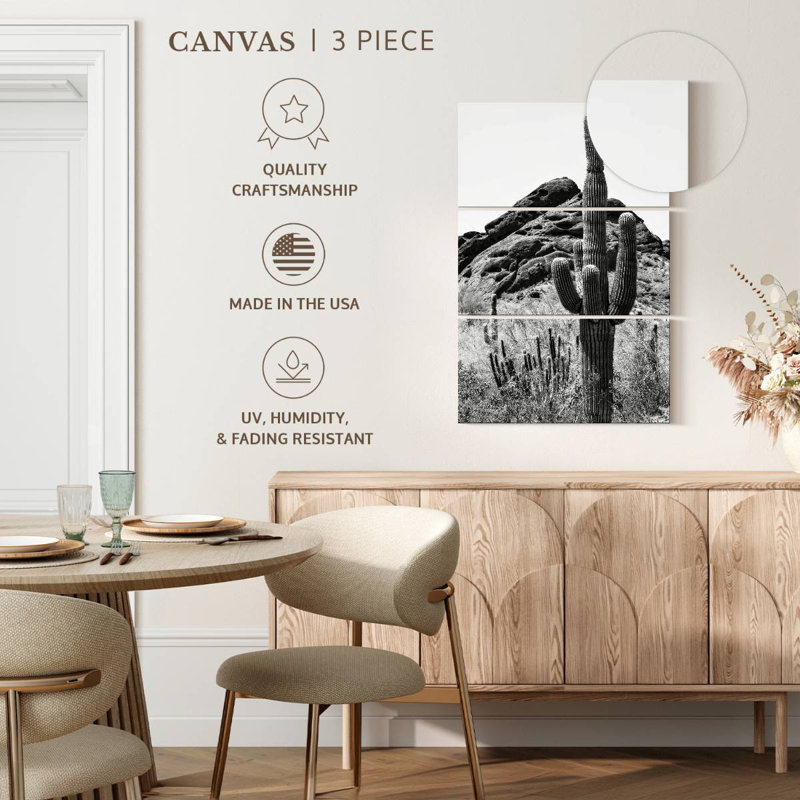 Harnek cactus noir de l'Arizona, H 57 po x l 36 po