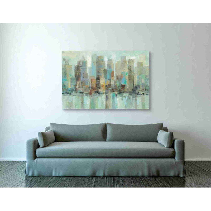 «Morning Reflections» par Silvia Vassileva, art mural sur toile, 40 po x 60 po