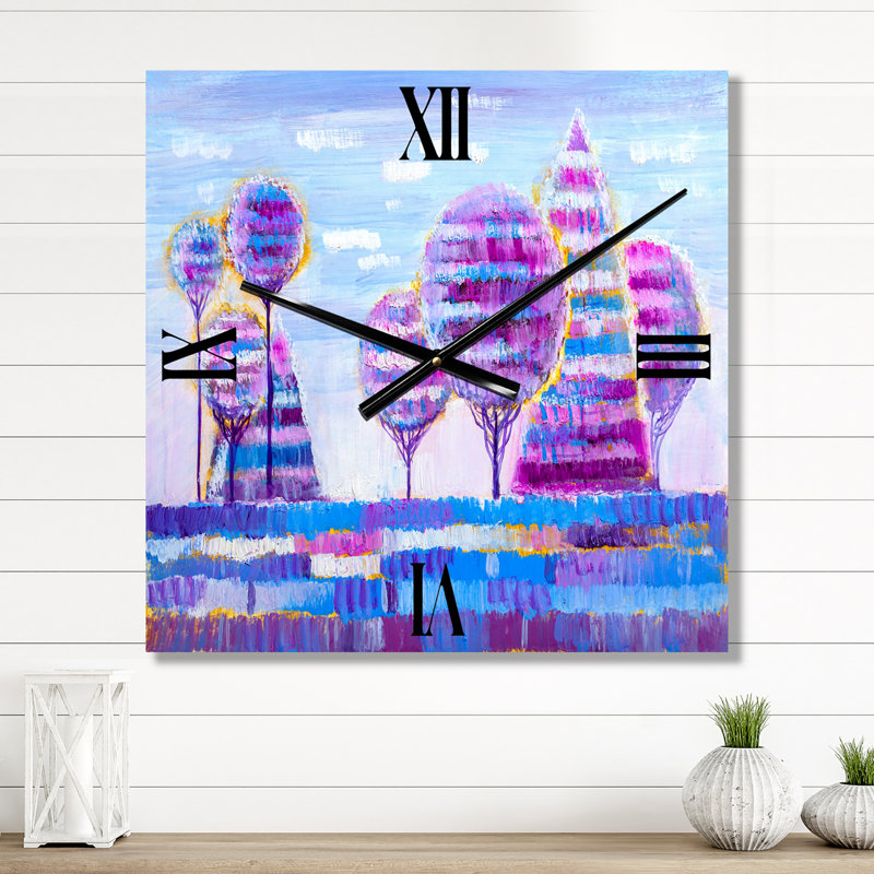 Horloge murale PurpleTree Impression I, Grand