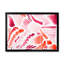 Éléments graphiques rétro en orange et rouge I - peinture sur toile-67232752-67232769