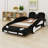 Race Car-Shaped Platform Bed With Wheels-1677034003