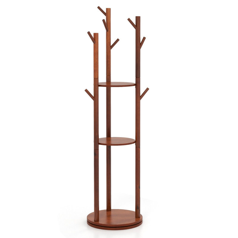 Freestanding 9 - Hook Coat Rack