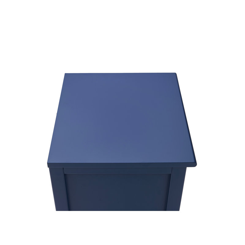 Dibble 45cm W Bedside Table, Navy