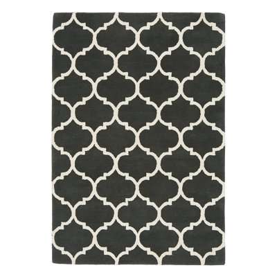 Reina Geometric Wool Hand Woven Area Rug