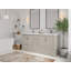 Ensemble de meuble-lavabo double 72 po Aukse (option boutons)