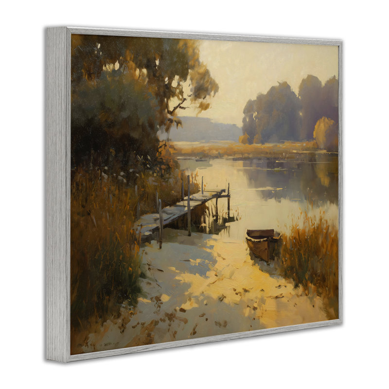 Golden Hour in Autumn, estampe numérique, design par Arlington Prints, H 16 po x l 20 po, Estampe numérique Farmhouse
