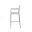 Set Of 2 Outdoor Rust-Proof Aluminum Barstools