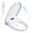 Smart Electronic Bidet Toilet Seat For Elongated Toilets With Radar Auto Open/Close, Instant Warm Water & Heated Seat&Night Light&Air Dryer