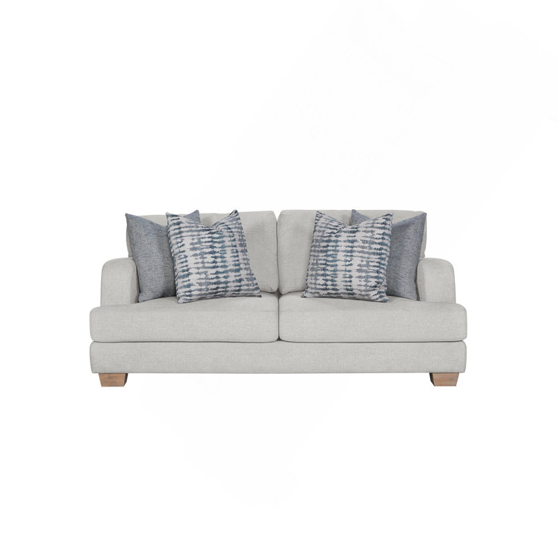 Causeuse en bouleau - 4 coussins en duvet