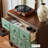 American-style Painted Commode