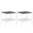 Coffee Table And End Tables Set Of 3, Tempered Glass Table With MDF Layer-847642092-847642080