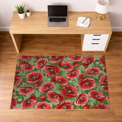 Tapis de bureau léger Poppie