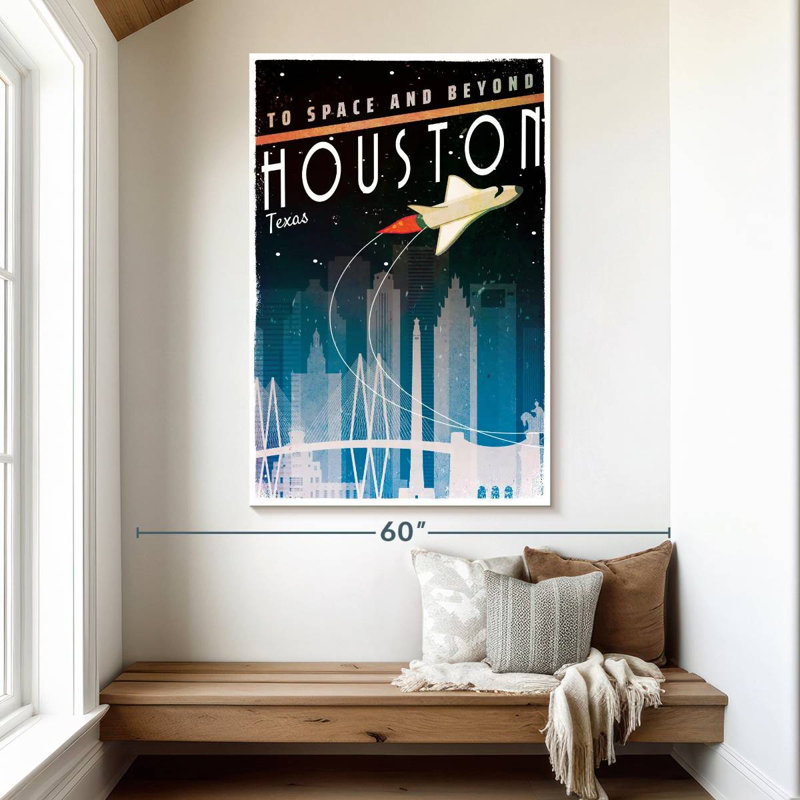 Au-delà de Houston, H 51 po x l 34 po