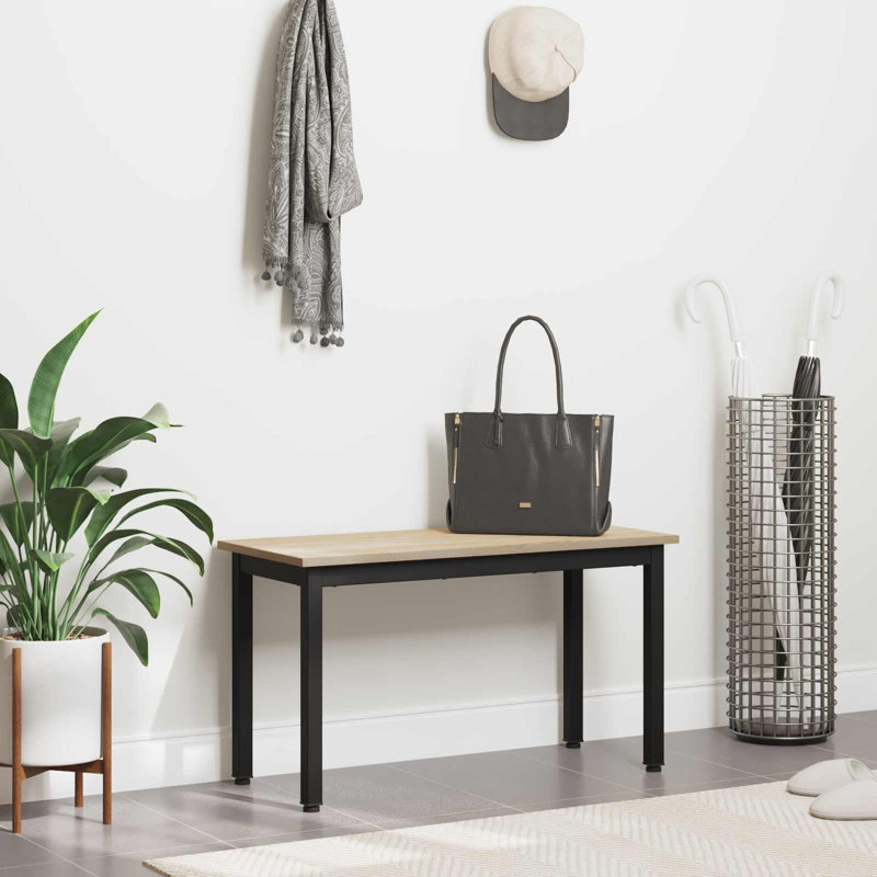 Upholstered Bench, 45cm H x 80cm W x 35cm D, Sonoma