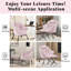 Upholstered Armchair with Footstool-1610263840