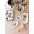 Elegant Ceramic Platter Set (2 Pieces), 11.4 x 11.4 inches | 100% Ceramic, Dishwasher-Safe | Ideal for Serving Appetizers, Desserts, and More | Perfect for Home Entertaining & Special Occasions