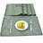 Cotton Dining Table Placemats With Decorative Stitched Edge  Rectangle Table Place Mats  (Set of 4)-1035878175