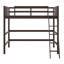 Lit mezzanine en bois massif avec échelle-1488533694