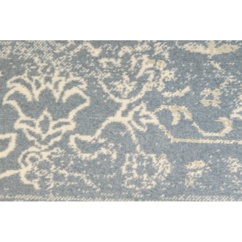 Tapis gris / crème Bensley, Rectangle 5 pi 3 po x 7 pi 6 po