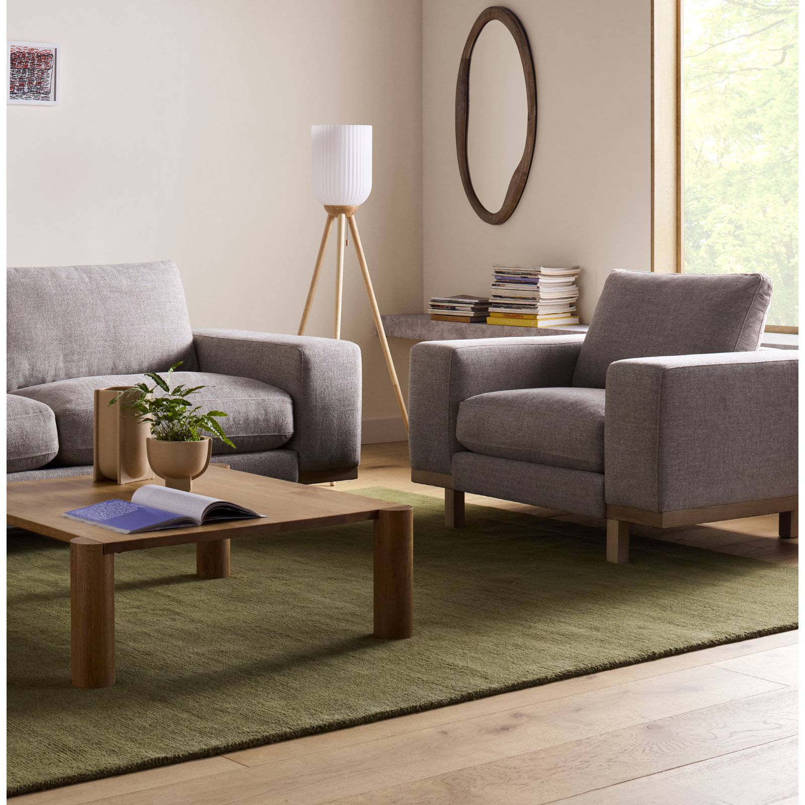 Arnette Armchair, Brent Cloud Basketweave