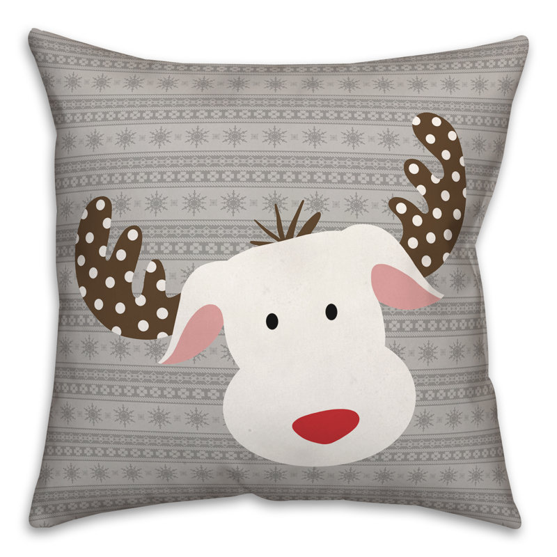  Moose Square Throw Cushion