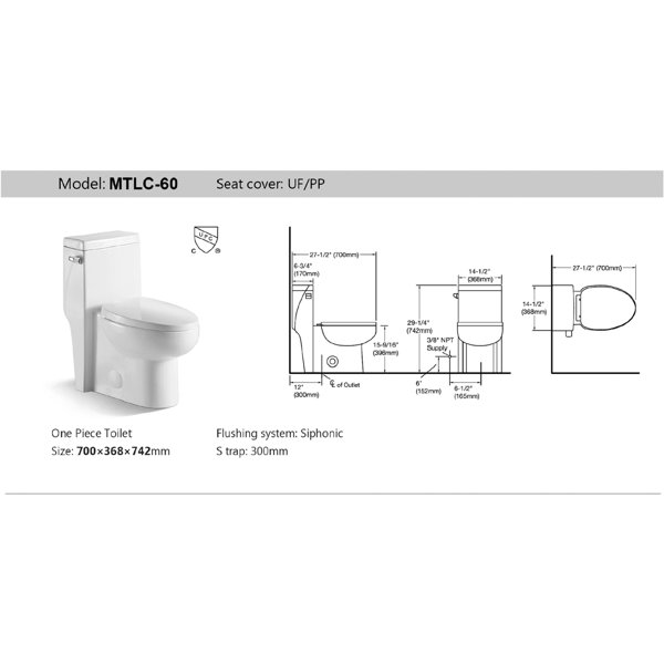 Dimensions du produit