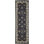 Hand-Knotted High-Quality Black and Ivory Runner