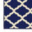 Glamour Non-Slip Moroccan Trellis Area Rug For Living Room, Hallway, Entryway Rug, Navy/Ivory-1415575284